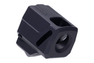 Faxon Firearms EXOS-525 Pistol Compensator for SIG P365 is designed with angled ports